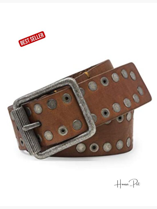 Genuine Leather Casual Belt for Jeans with Prong Buckle main image 5